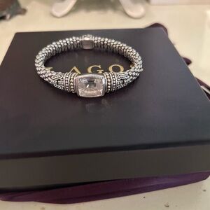 Lagos white topaz bracelet